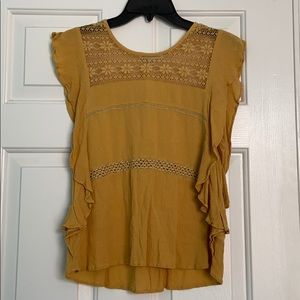 Yellow American Eagle top